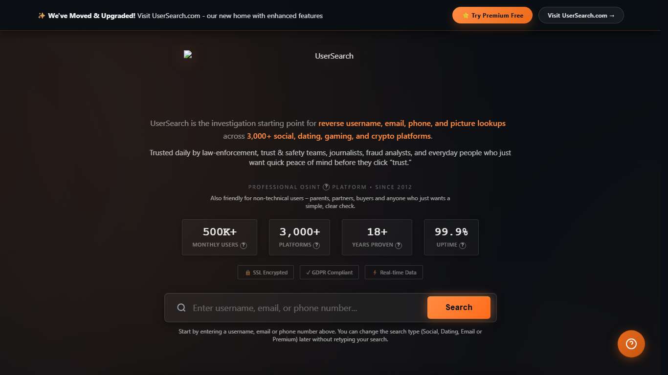 Find User Profiles | Dating Sites | UserSearch