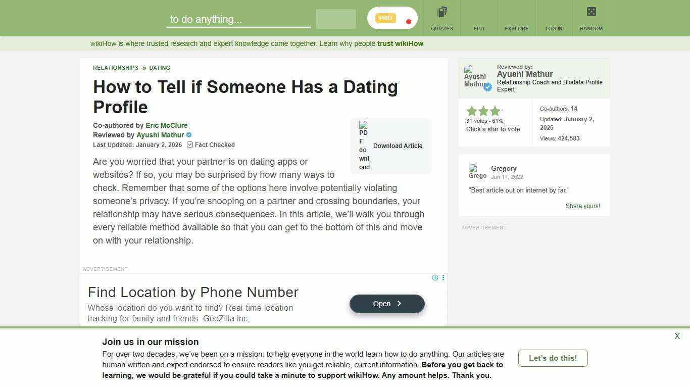 11 Ways to Tell if Someone Has a Dating Profile - wikiHow